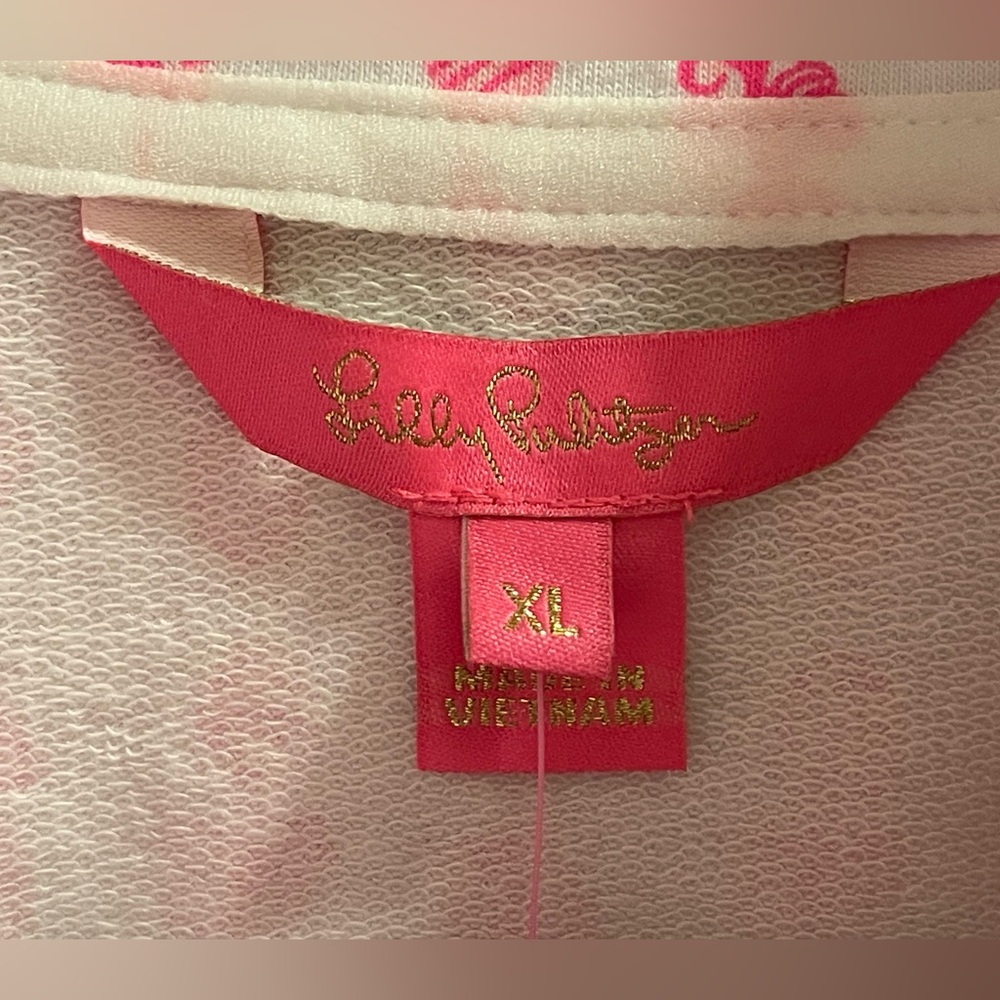 NWT | Lilly Pulitzer | Ronan Popover | UPF 50+ | Pink Topaz Fineapple | XL - Picture 4 of 8